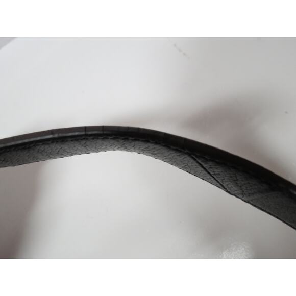 Tignanello Leather Suede Black Shoulder Bag w/ Side Zipper Expansion Expandable - Picture 10 of 11